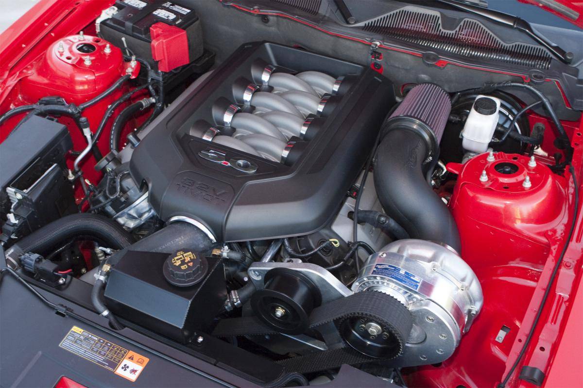 2011 to 2014 MUSTANG V6 3.7 Intercooled Supercharger System with P