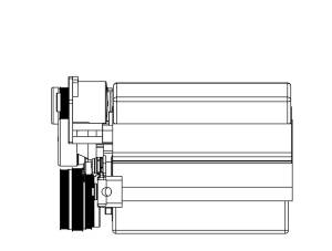 SBC Accessory drive kit w/ all accessories (Side View)