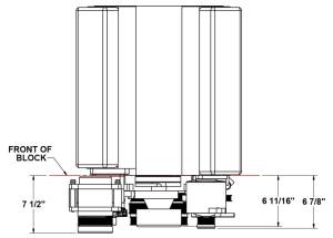 SBC Accessory drive kit w/ all accessories (Top View)