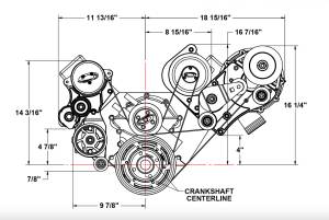 Small Block Ford 351 Accessory Drive Kit