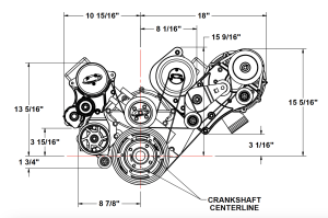 Small Block Ford 302 Accessory Drive Kit